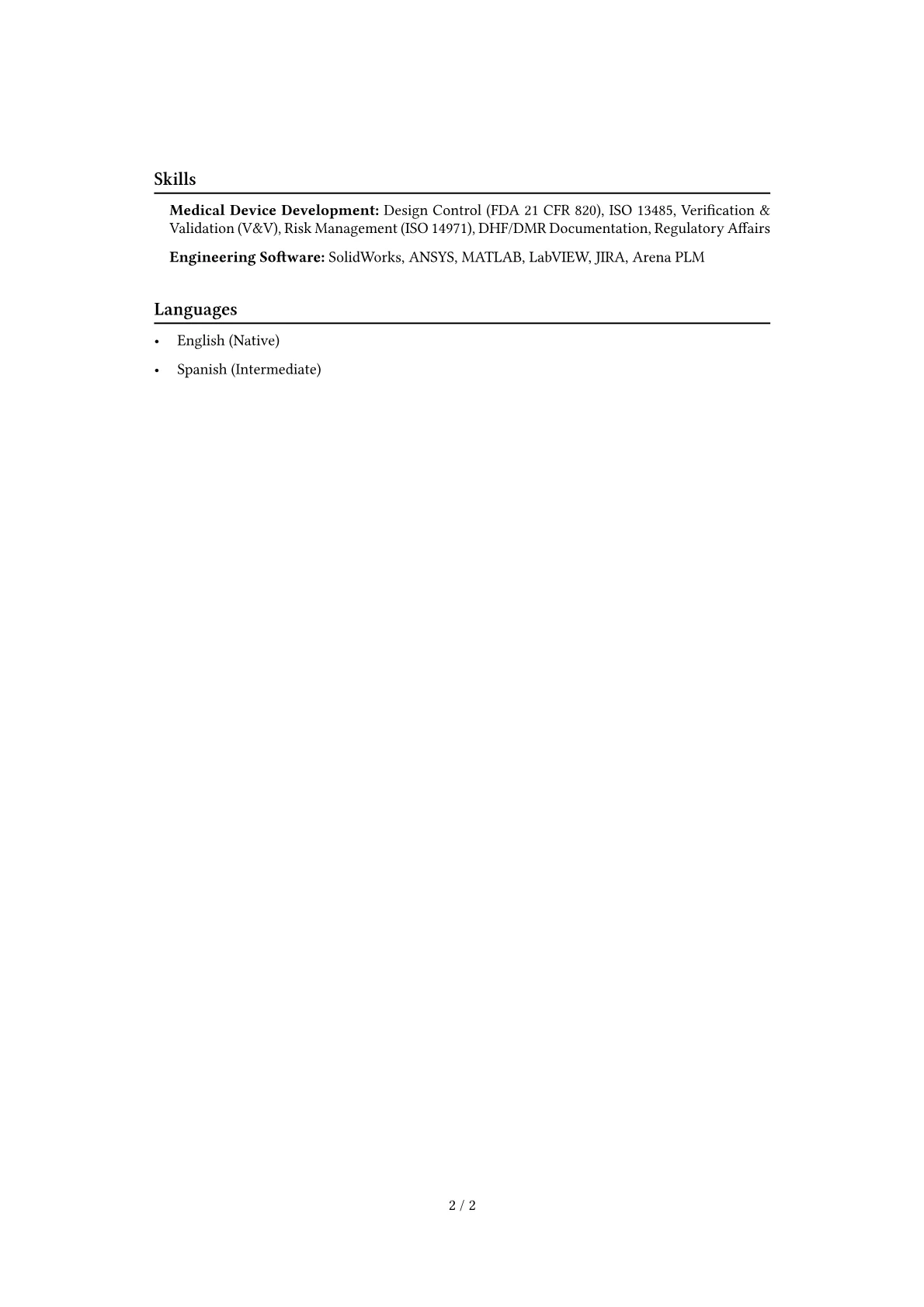 Career changer version - Page 2