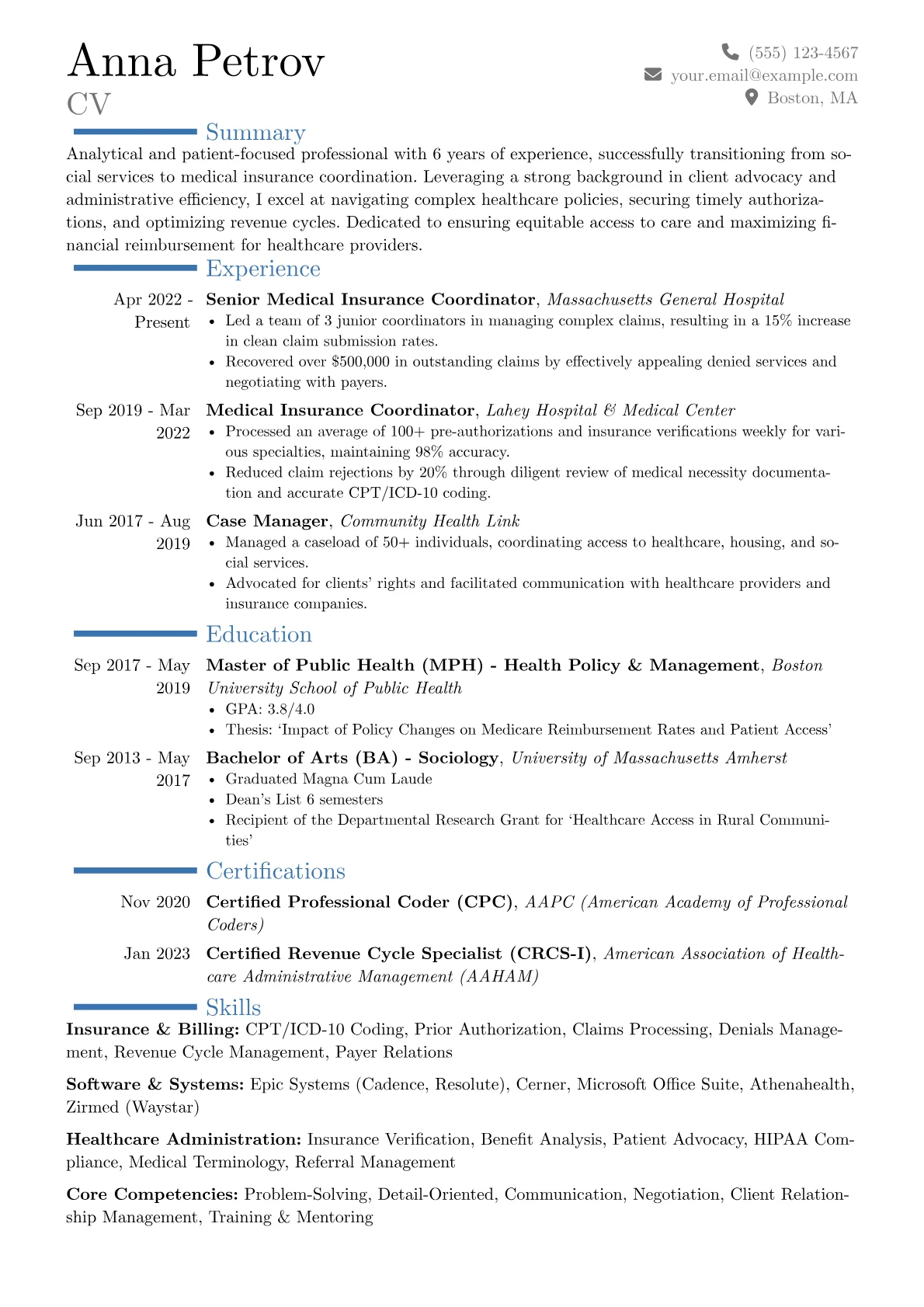 Career changer version - Page 1