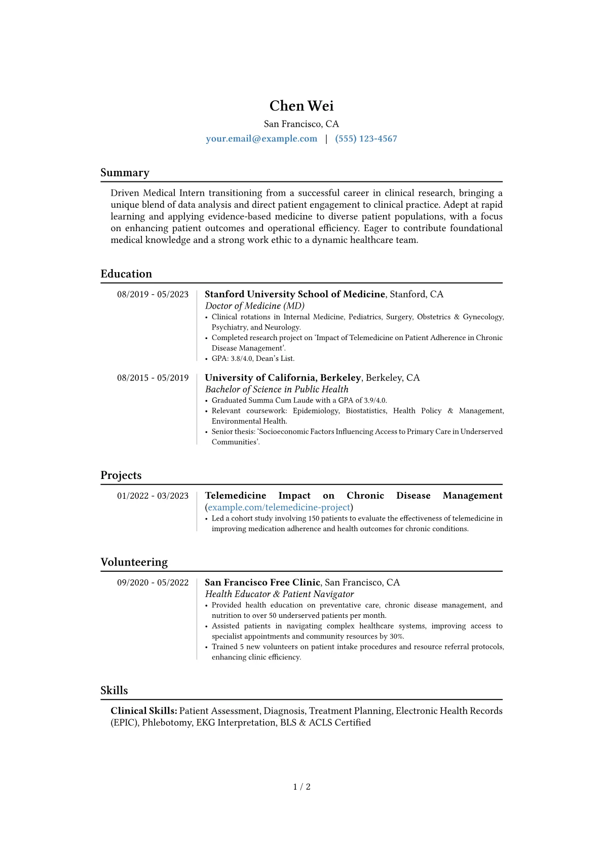 Career changer version - Page 1