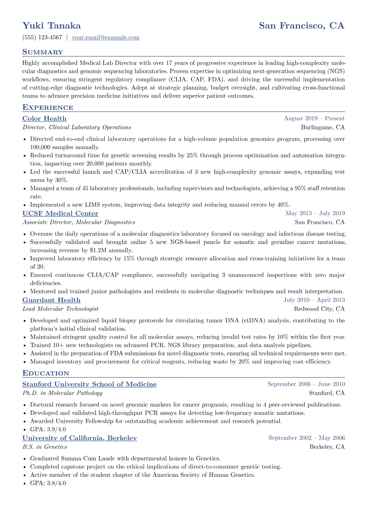 Molecular Diagnostics version - Page 1