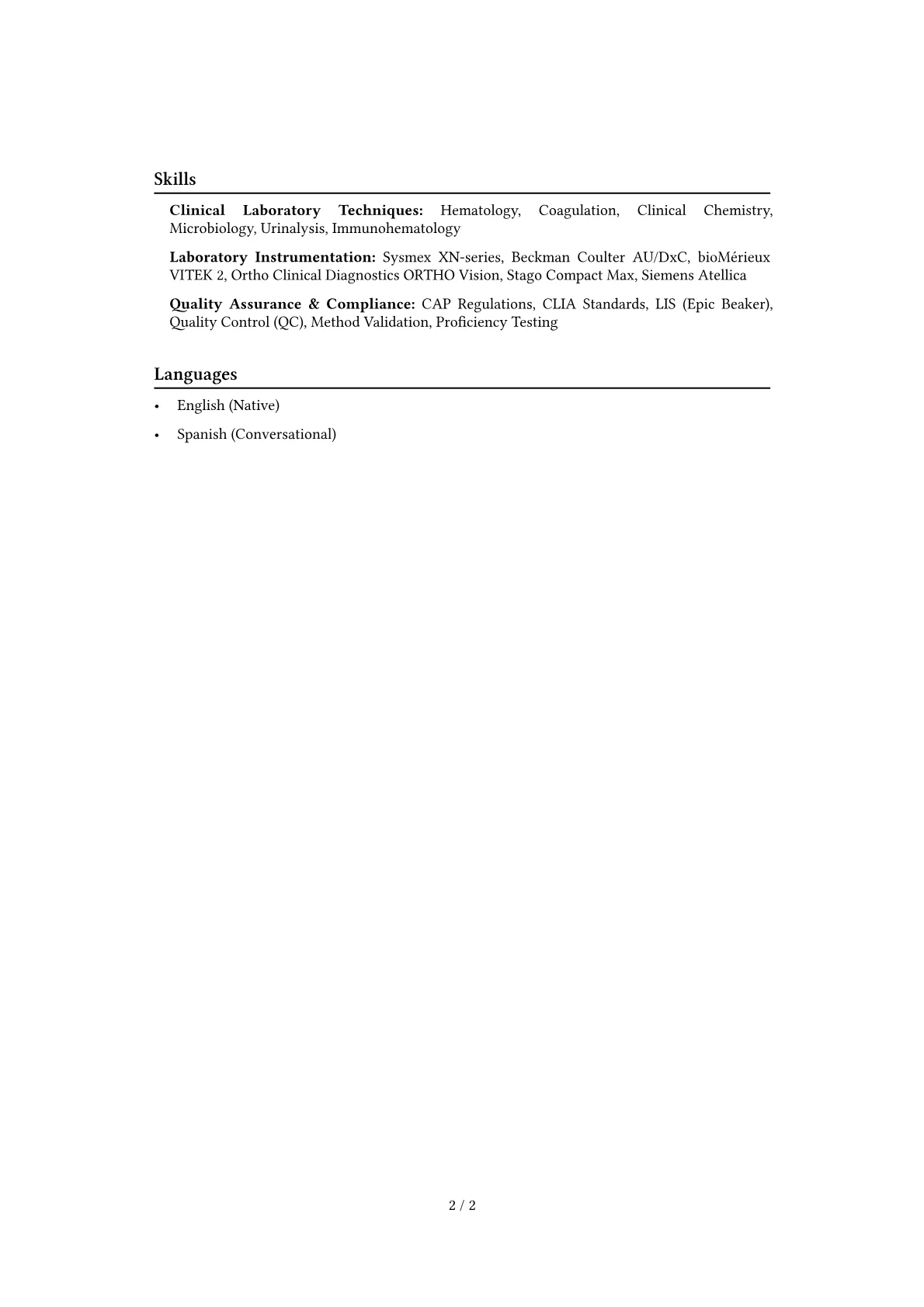 Career changer version - Page 2