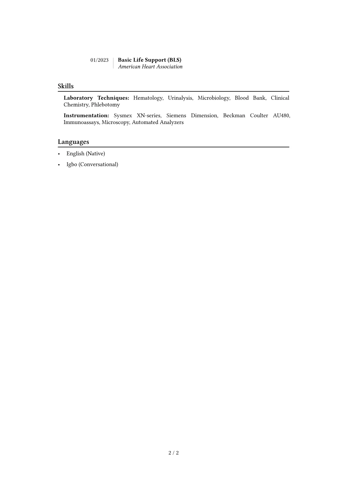 Career changer version - Page 2
