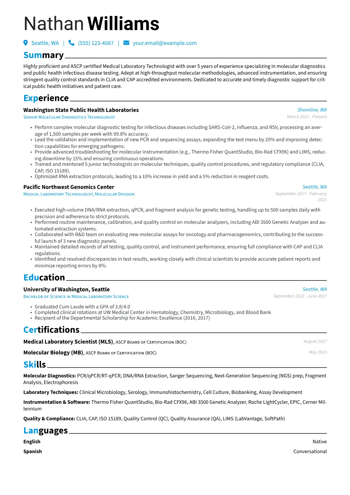 Medical Laboratory version - Page 1