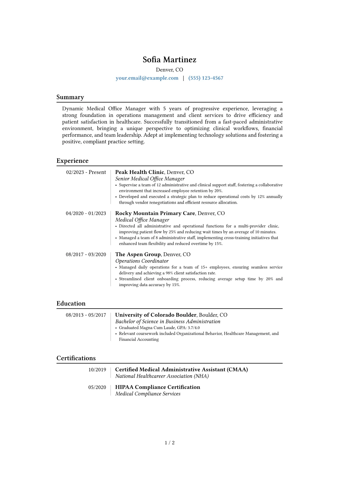 Career changer version - Page 1