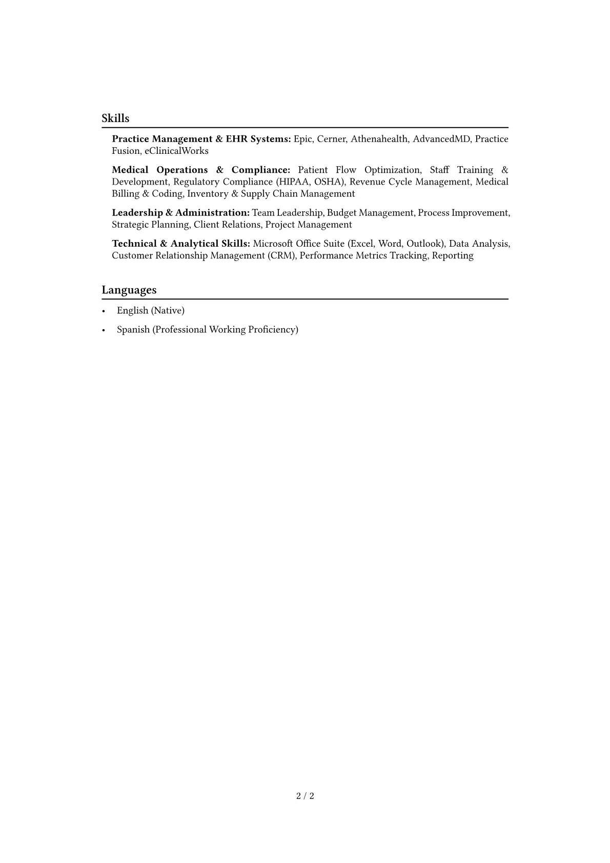 Career changer version - Page 2