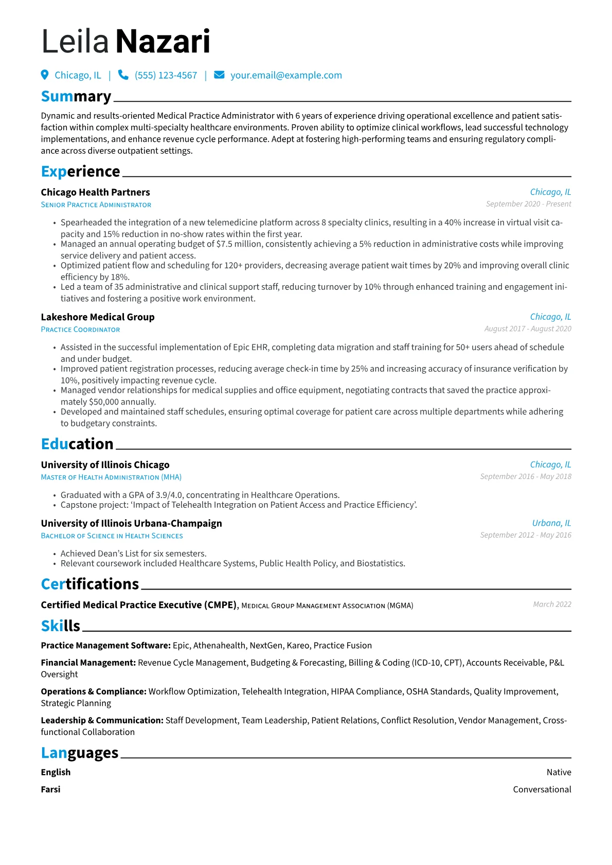 Medical Practice version - Page 1
