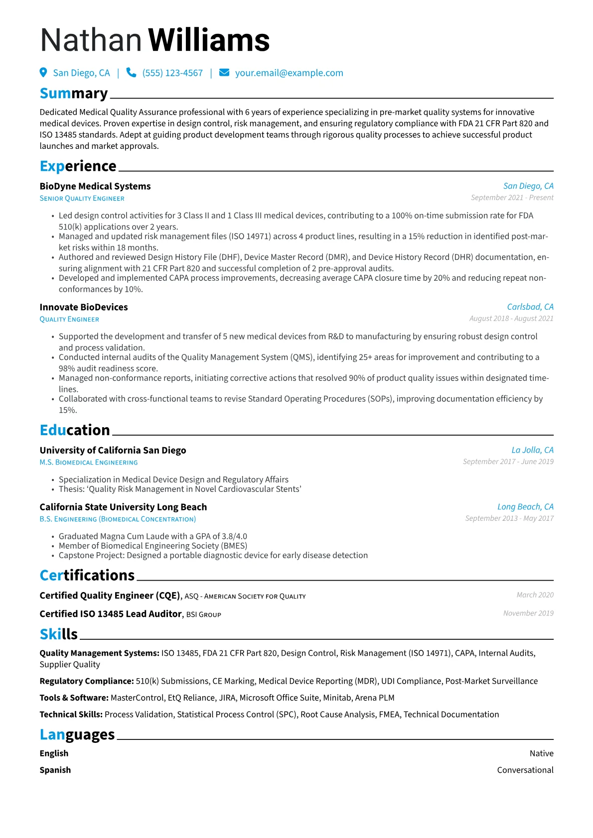 Quality Management Systems version - Page 1