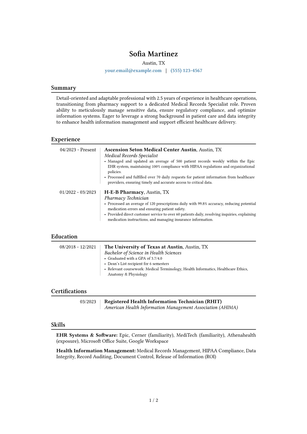 Career changer version - Page 1