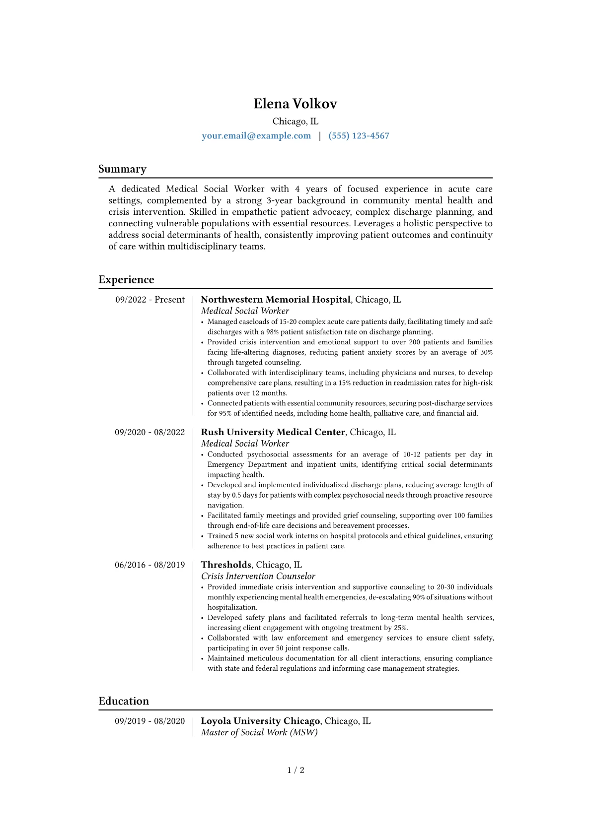 Career changer version - Page 1