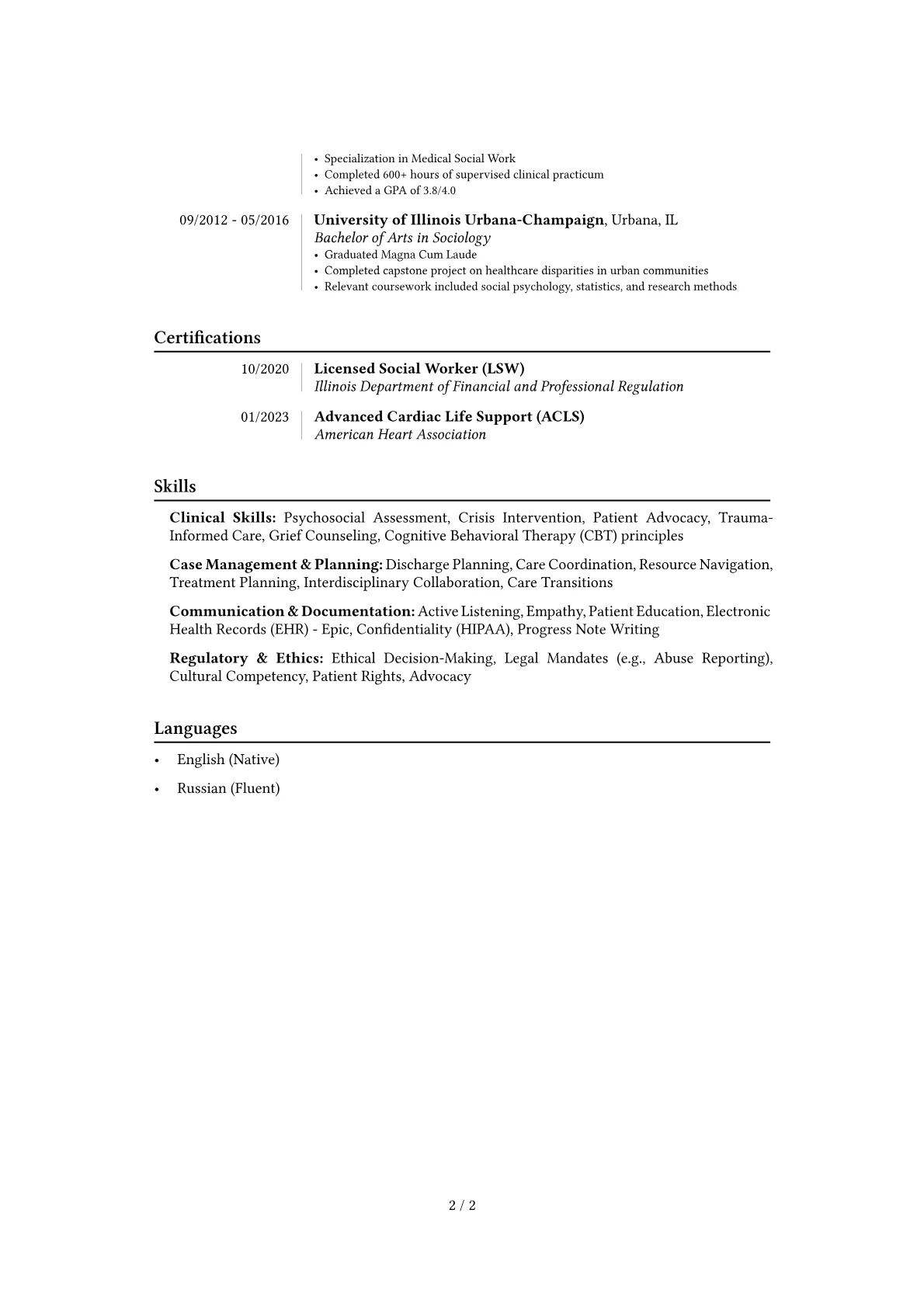 Career changer version - Page 2