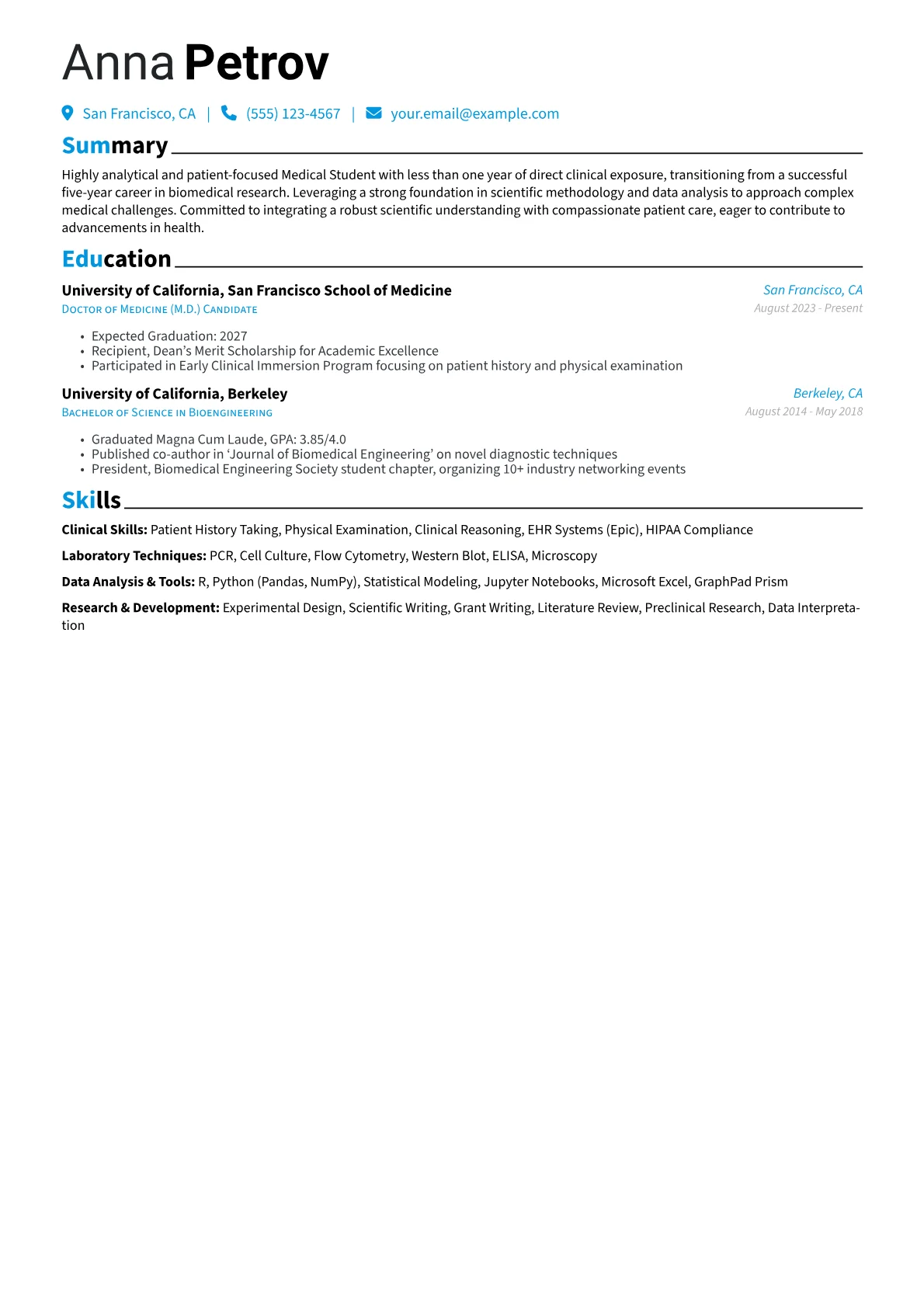 Career changer version - Page 1