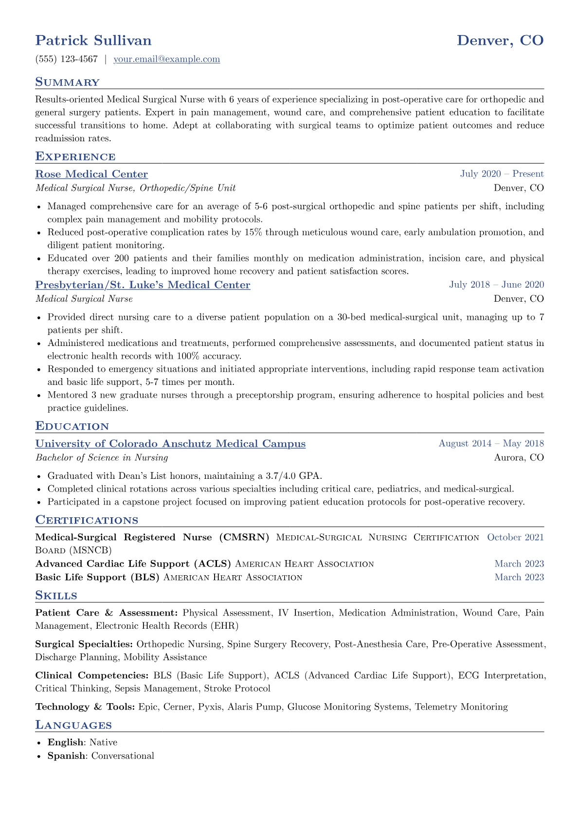 Orthopedic & Spine version - Page 1