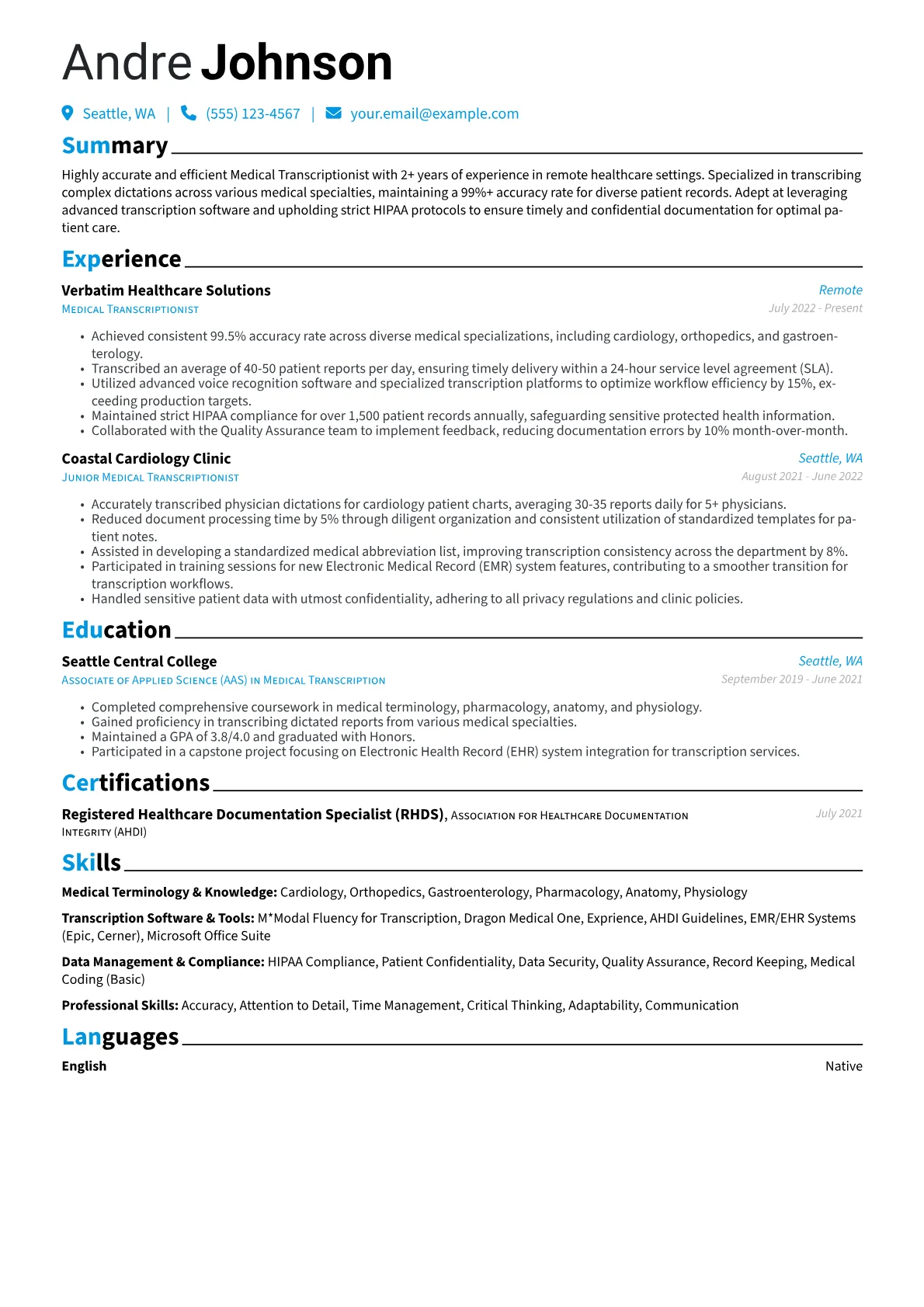 Medical version - Page 1