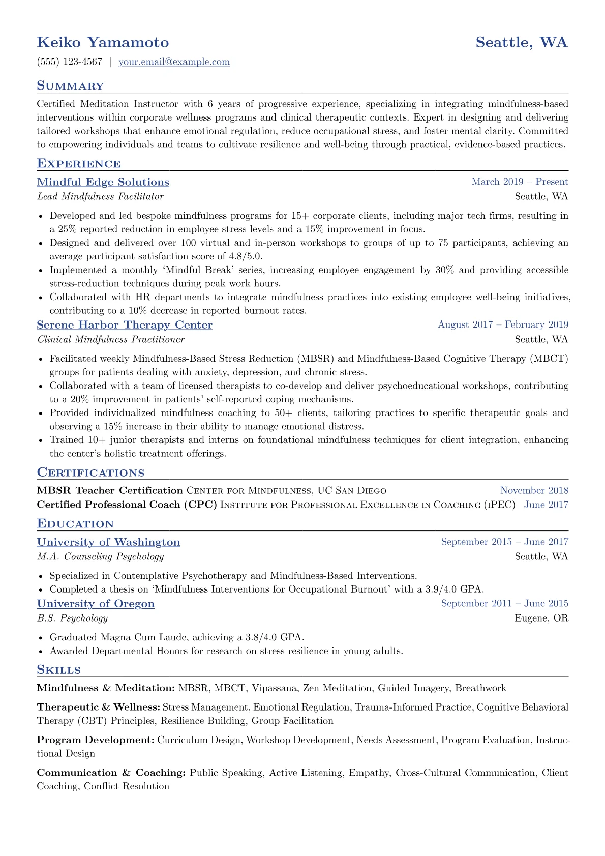 Corporate Wellness version - Page 1