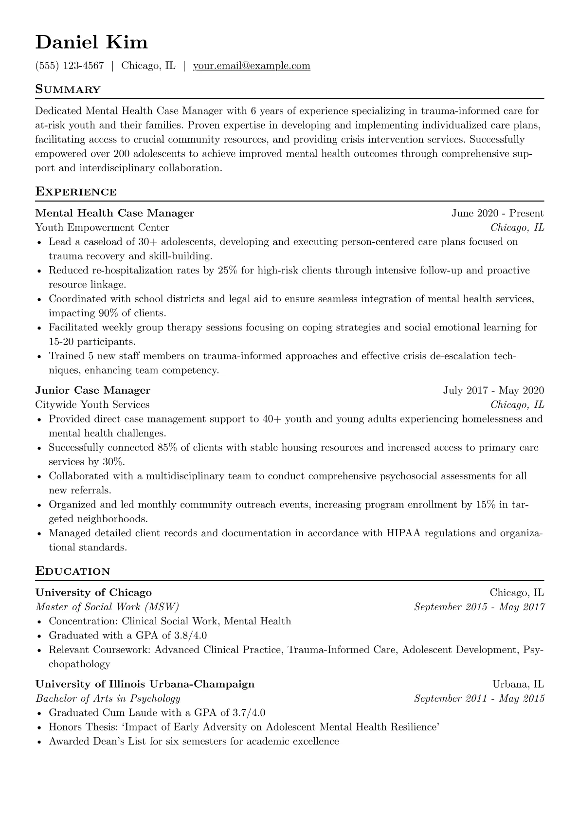 Case Management & Clinical version - Page 1