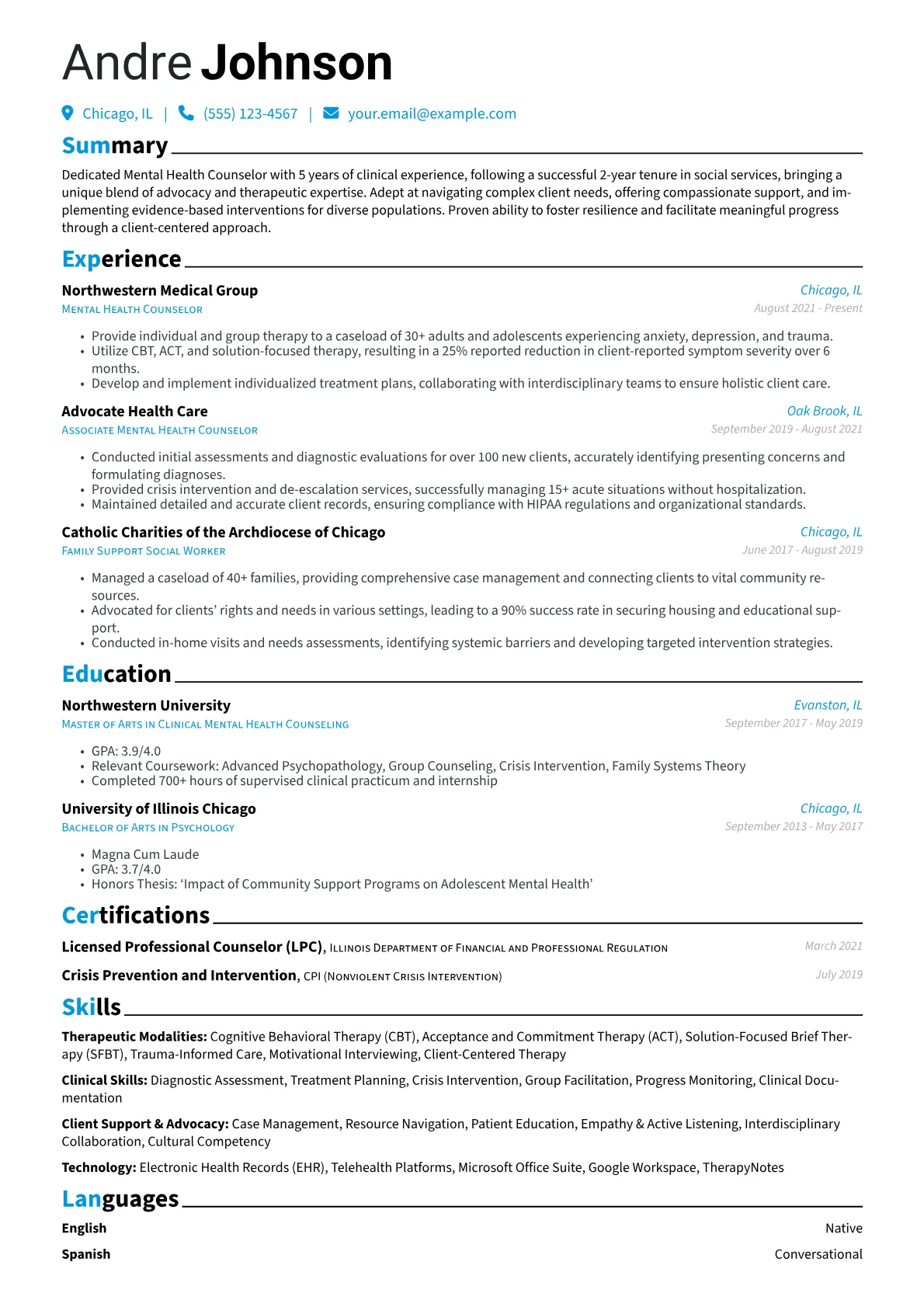Career changer version - Page 1