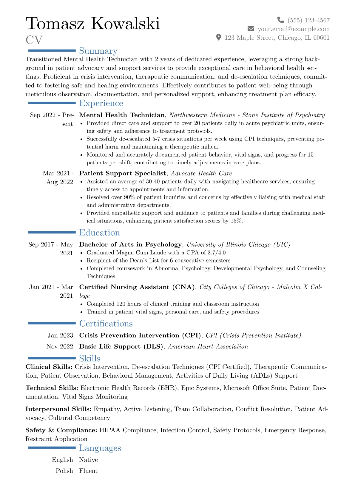 Career changer version - Page 1