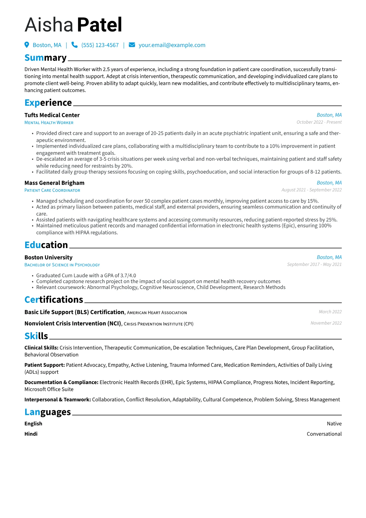 Career changer version - Page 1