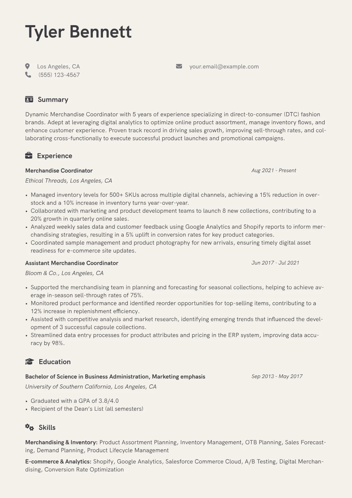 Merchandise version - Page 1
