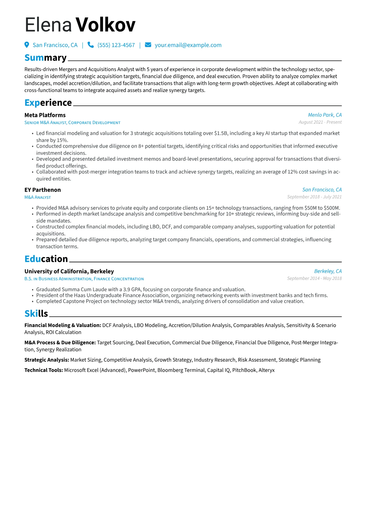 Corporate Development version - Page 1