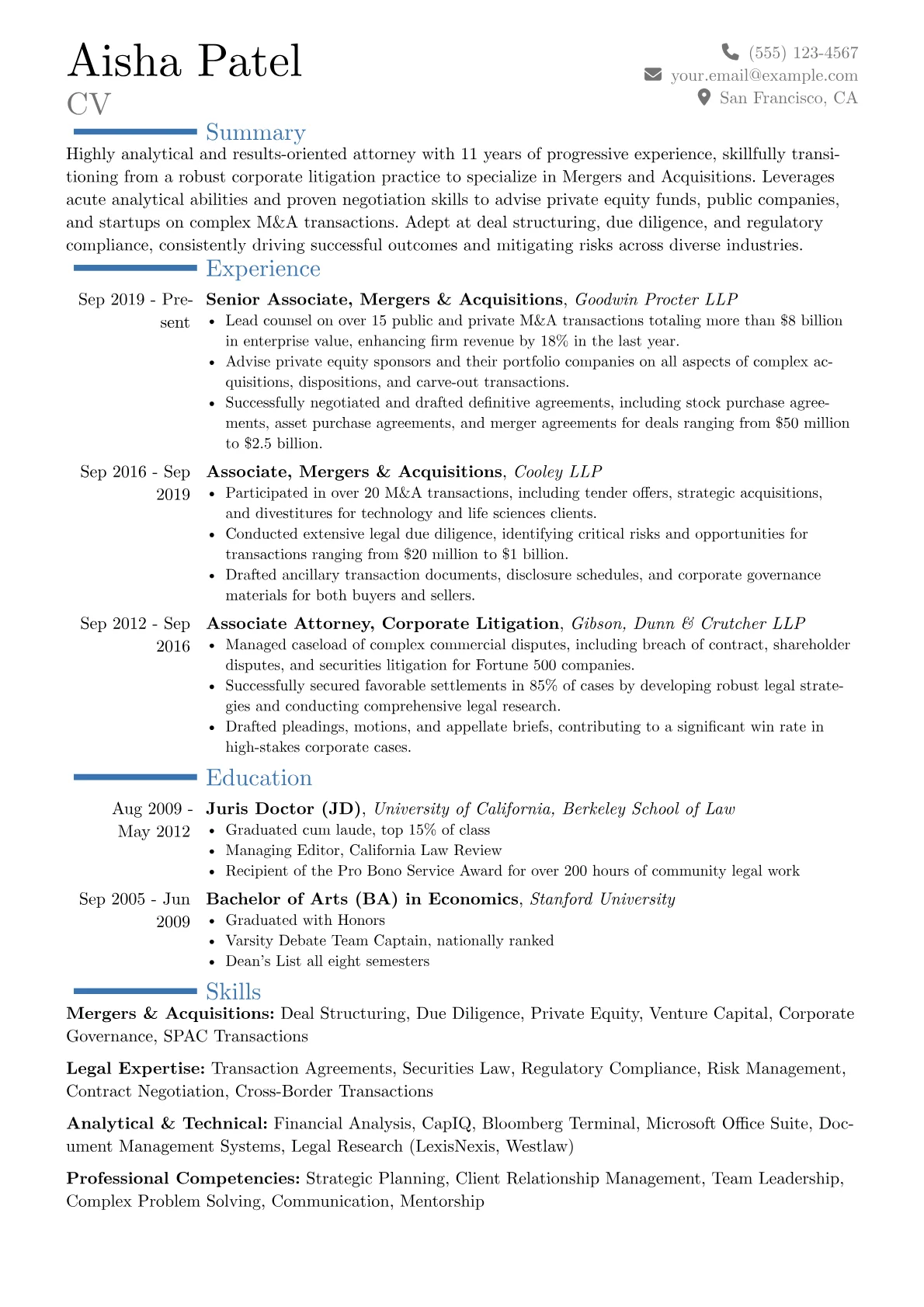 Career changer version - Page 1