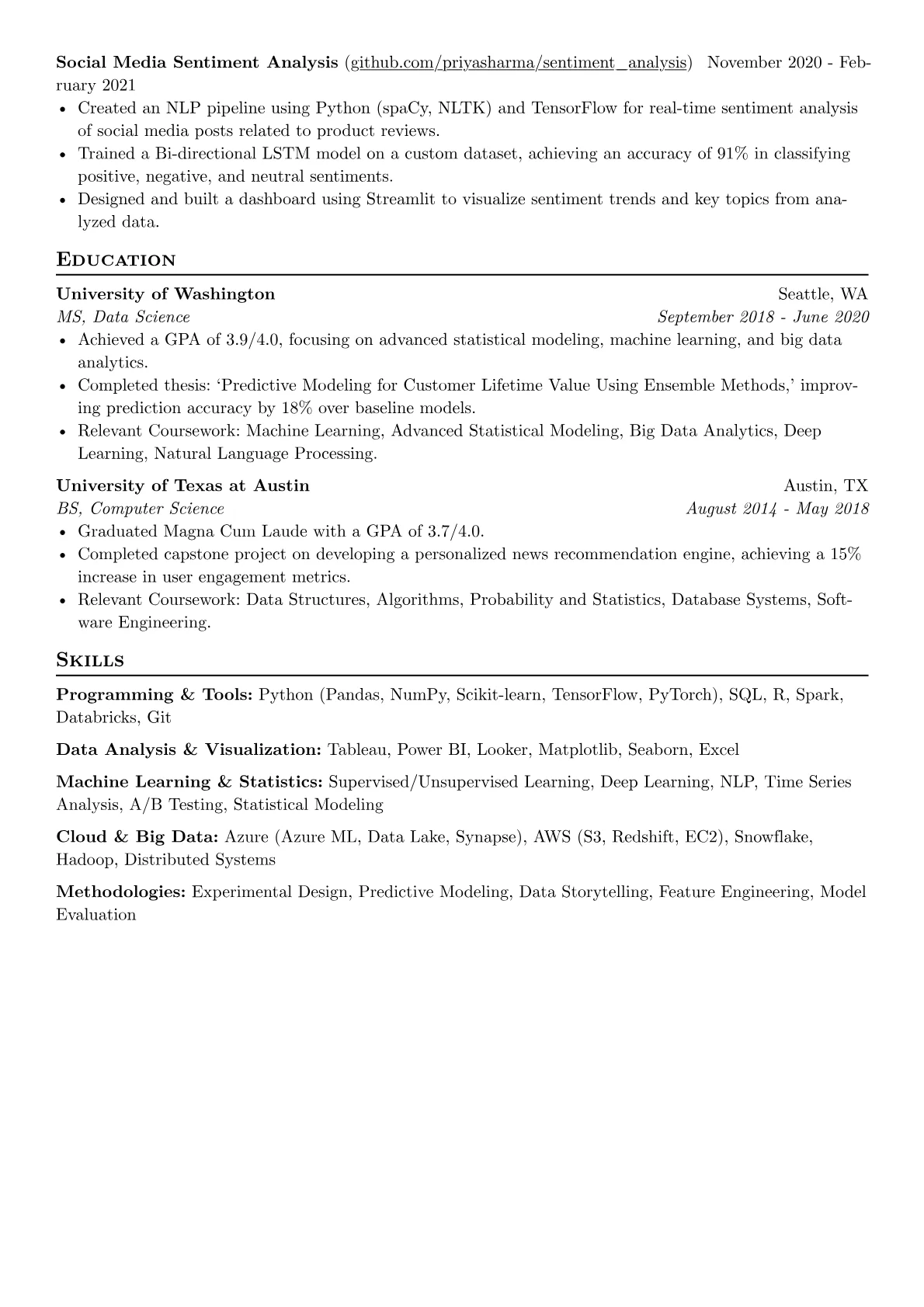 Data Scientist Profile version - Page 2