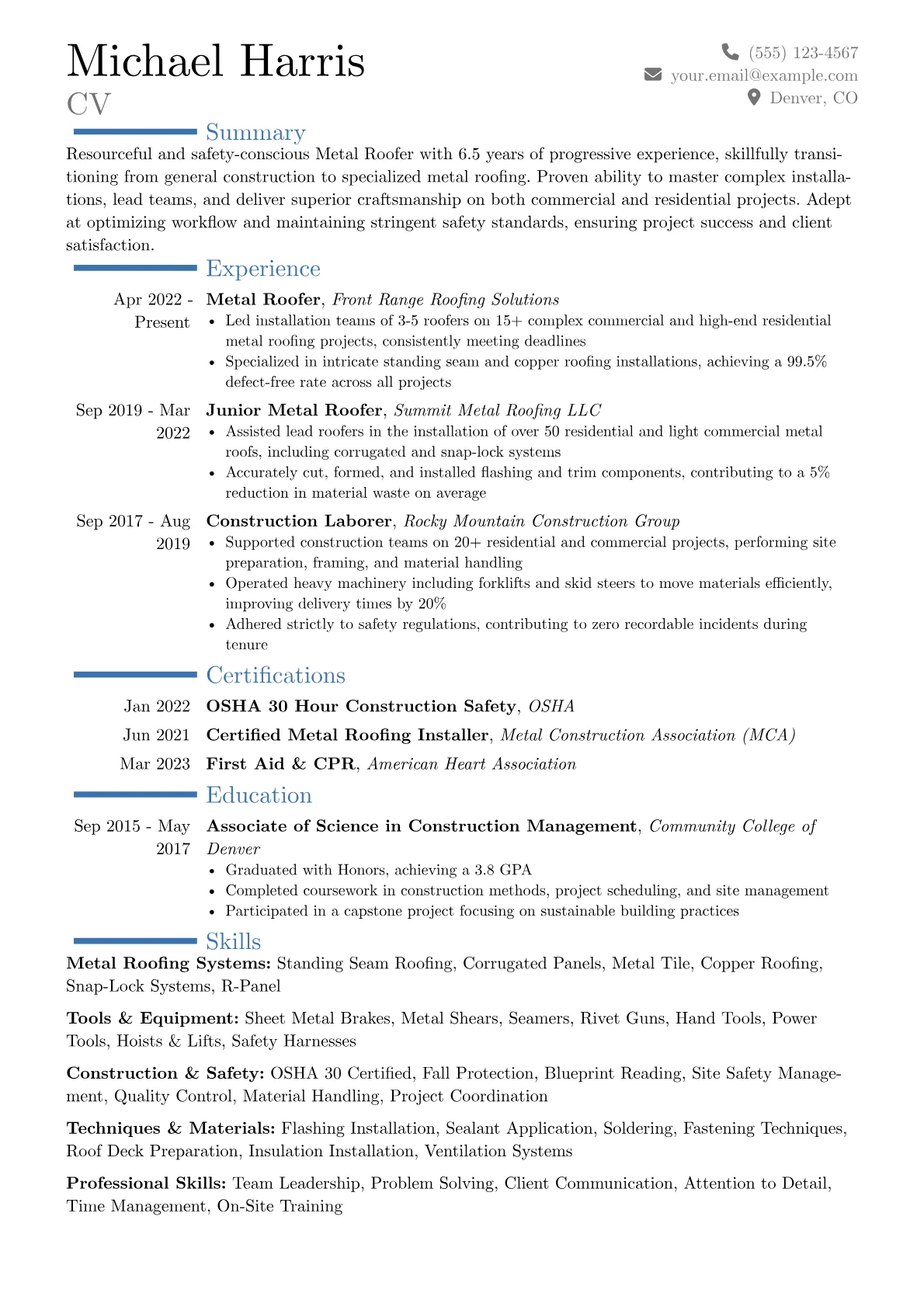 Career changer version - Page 1