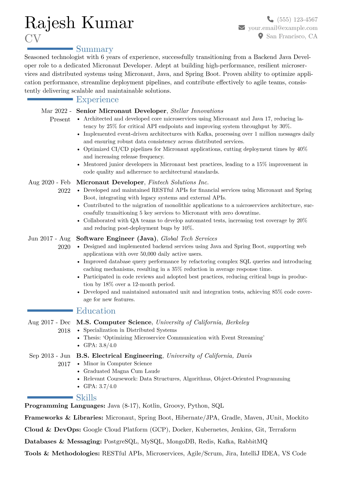 Career changer version - Page 1