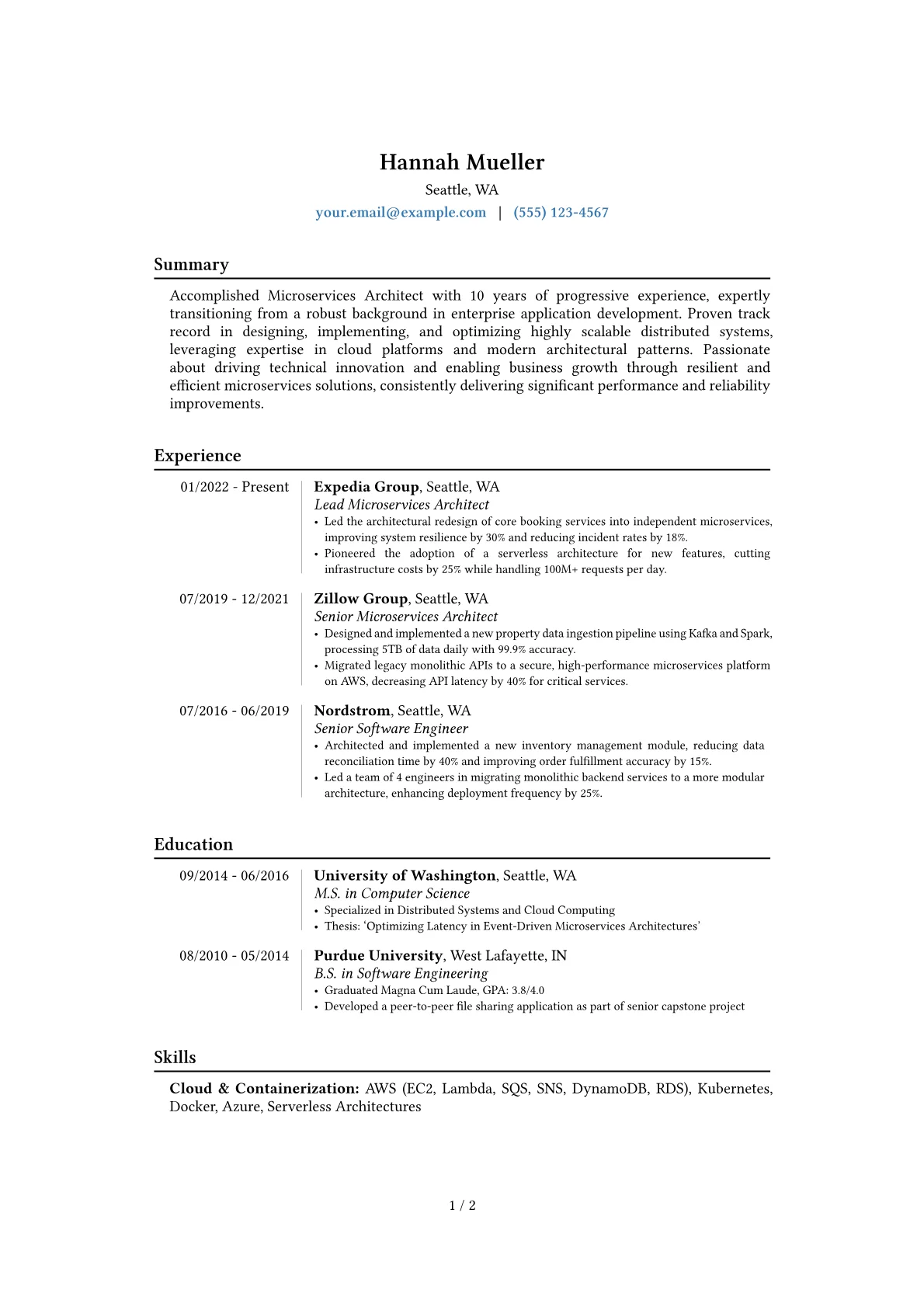 Career changer version - Page 1