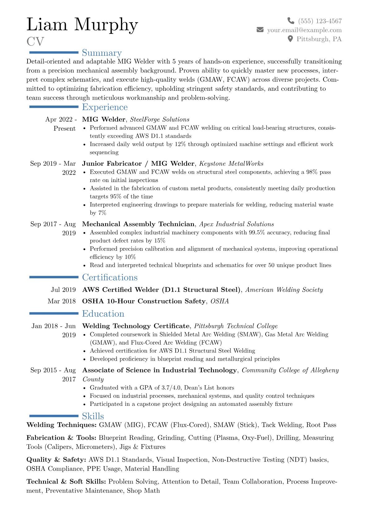 Career changer version - Page 1