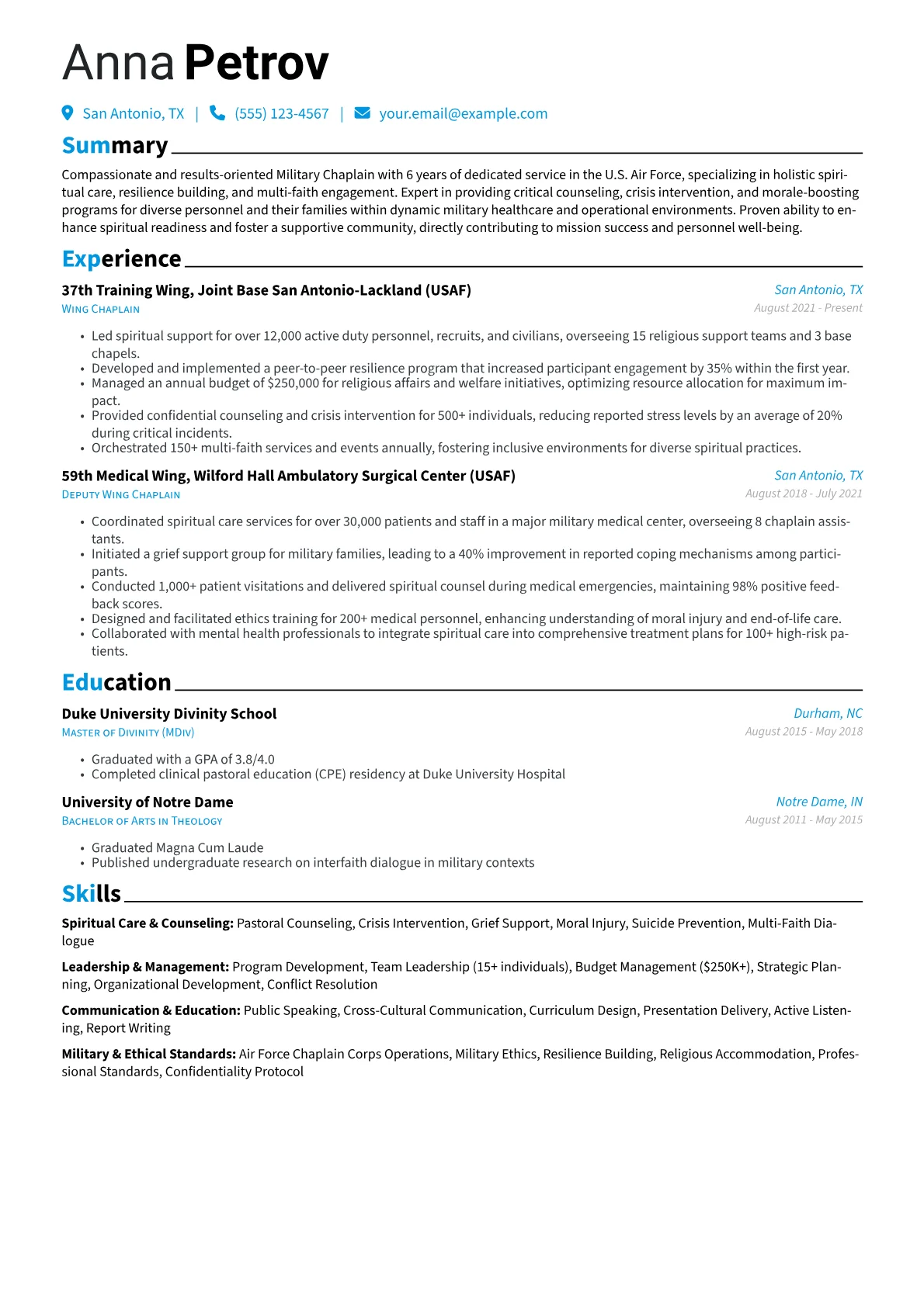 Military Chaplain version - Page 1