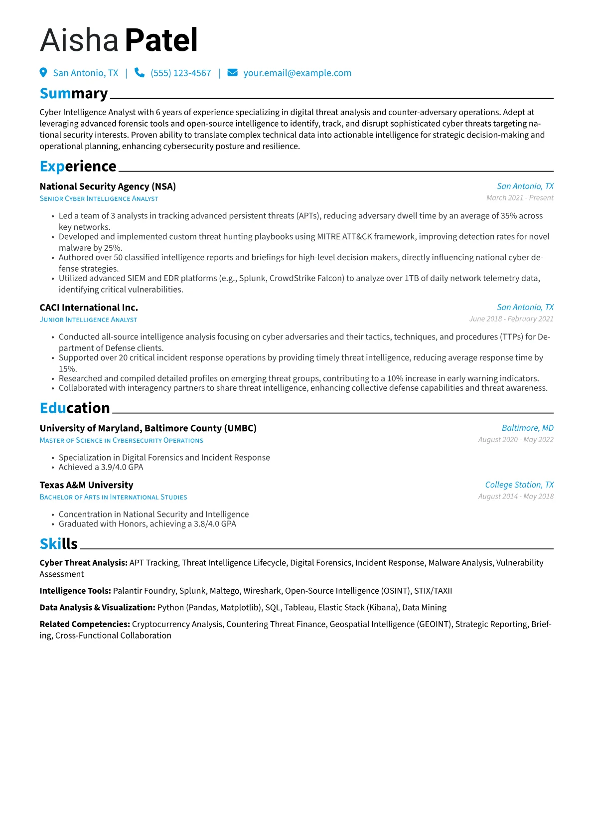 Cyber Threat Focus version - Page 1