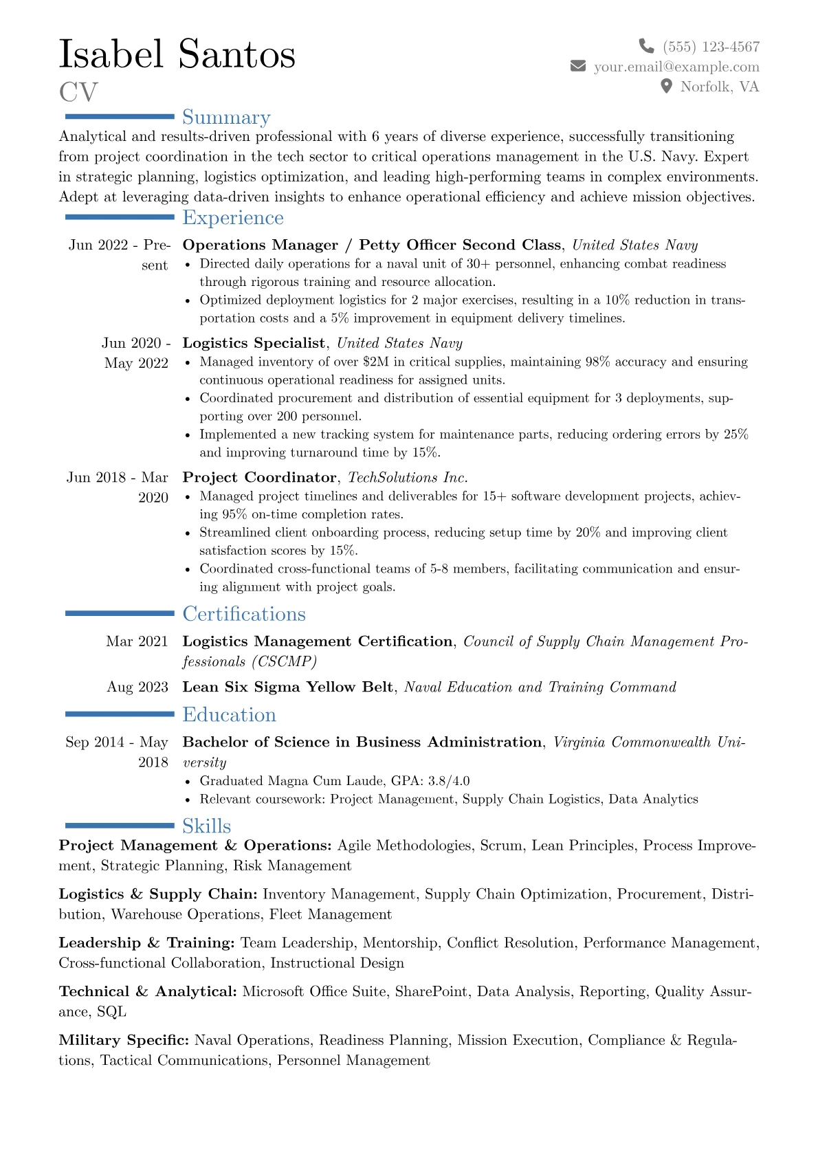 Career changer version - Page 1