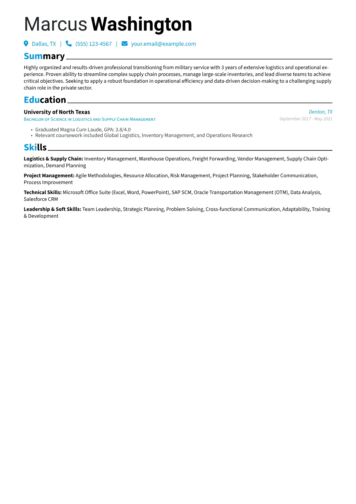 Military to Civilian version - Page 1
