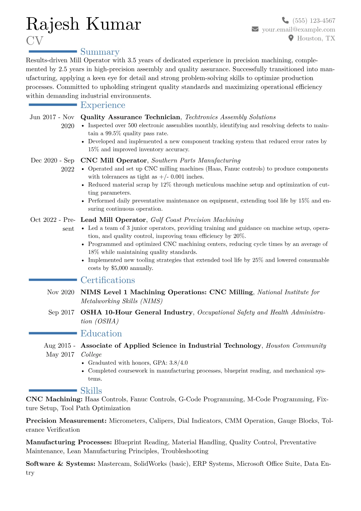 Career changer version - Page 1