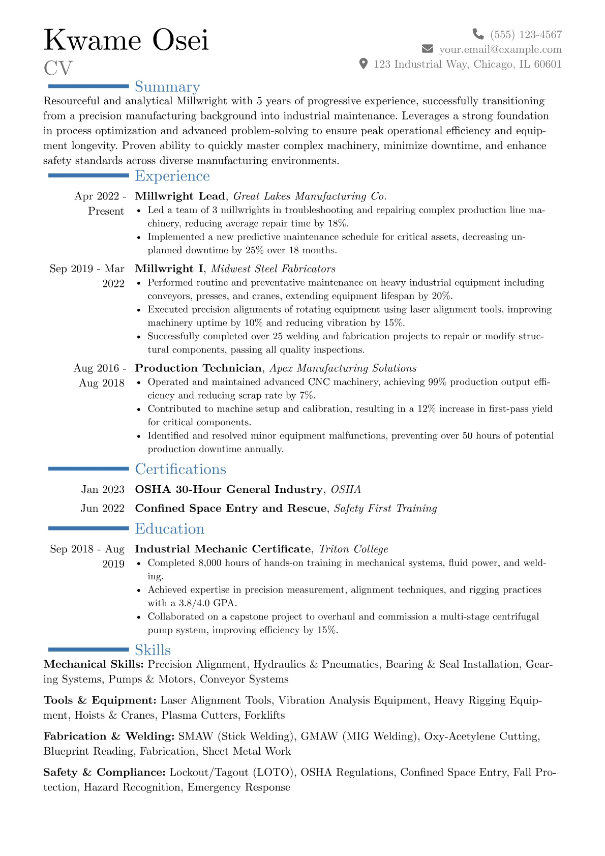 Career changer version - Page 1
