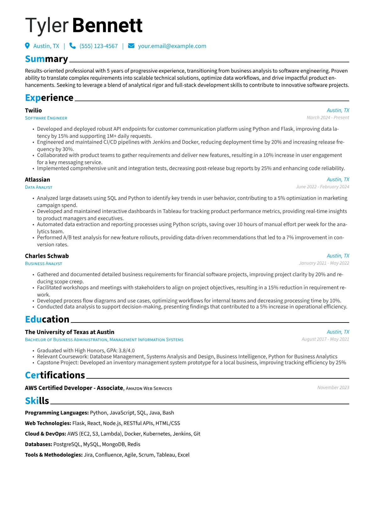 Career changer version - Page 1