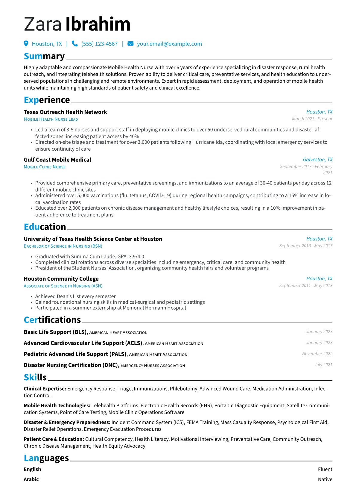 Mobile Health Nurse version - Page 1
