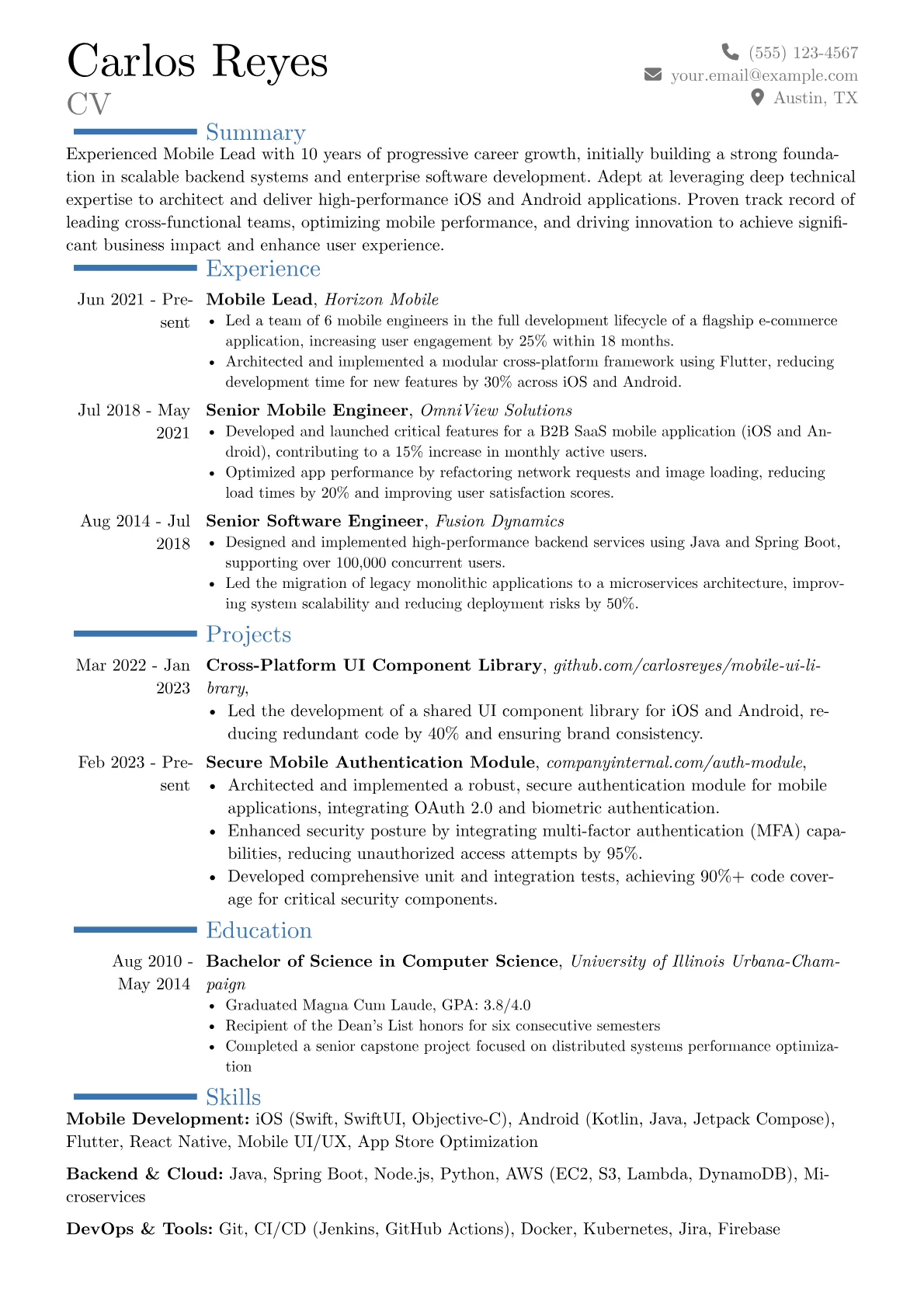 Career changer version - Page 1