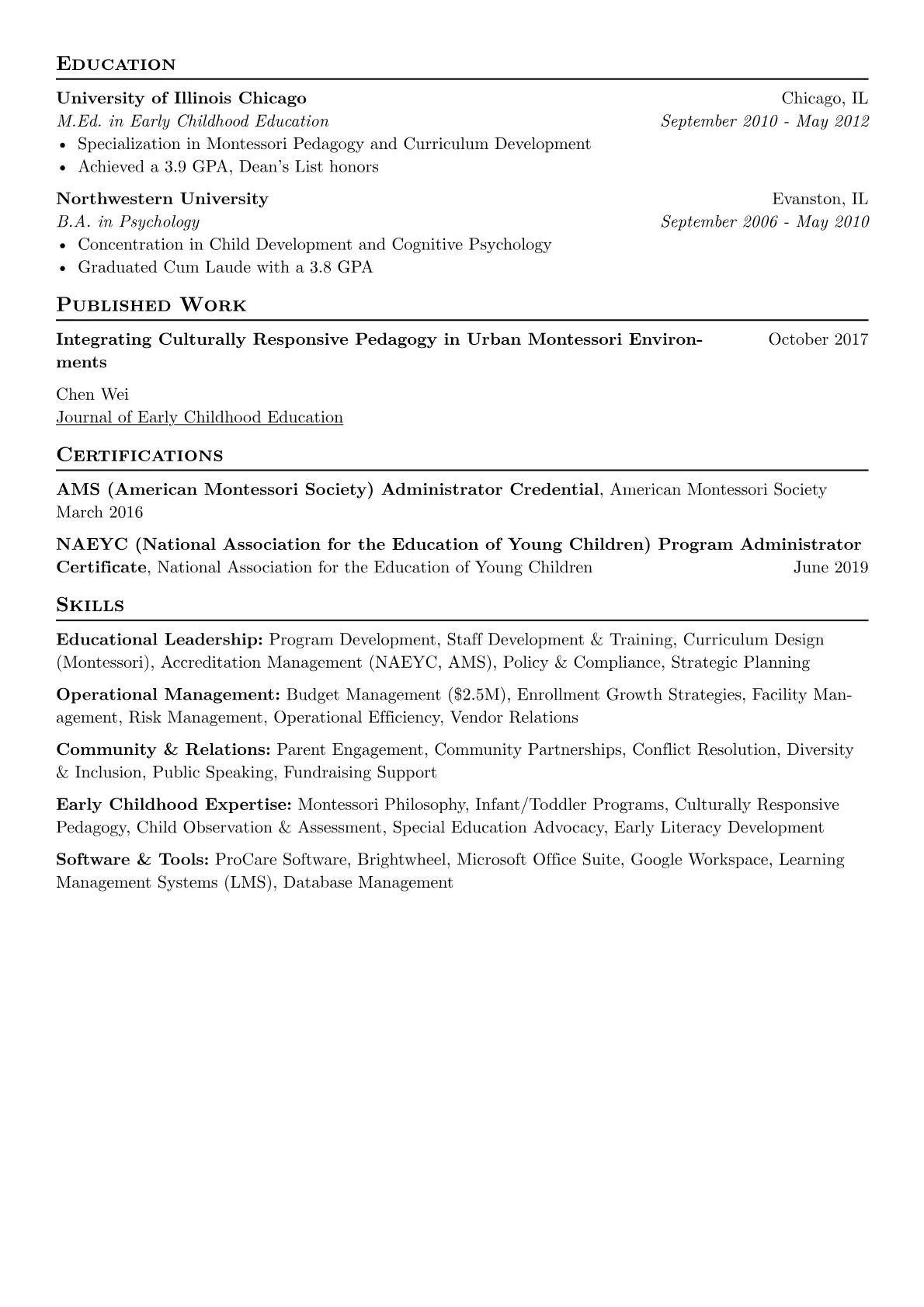 Urban Early Childhood version - Page 2