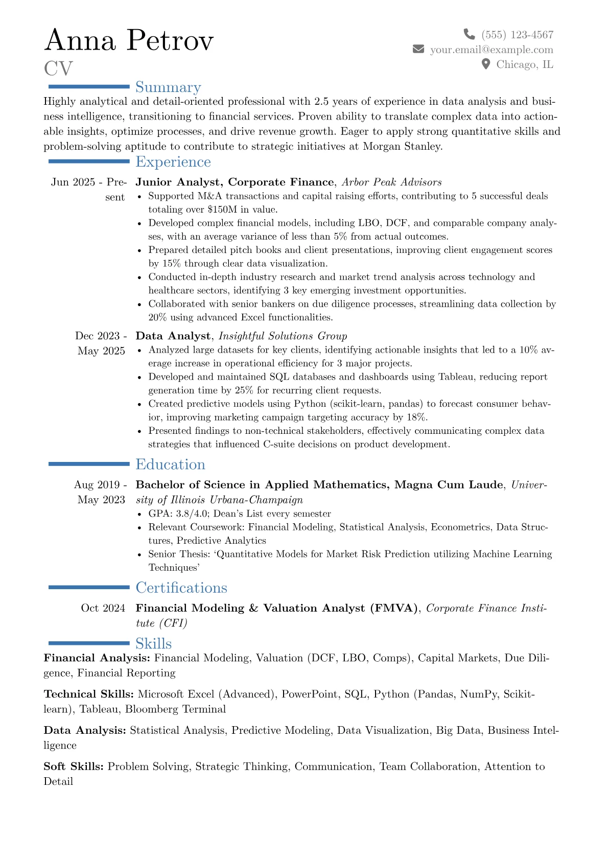 Career changer version - Page 1