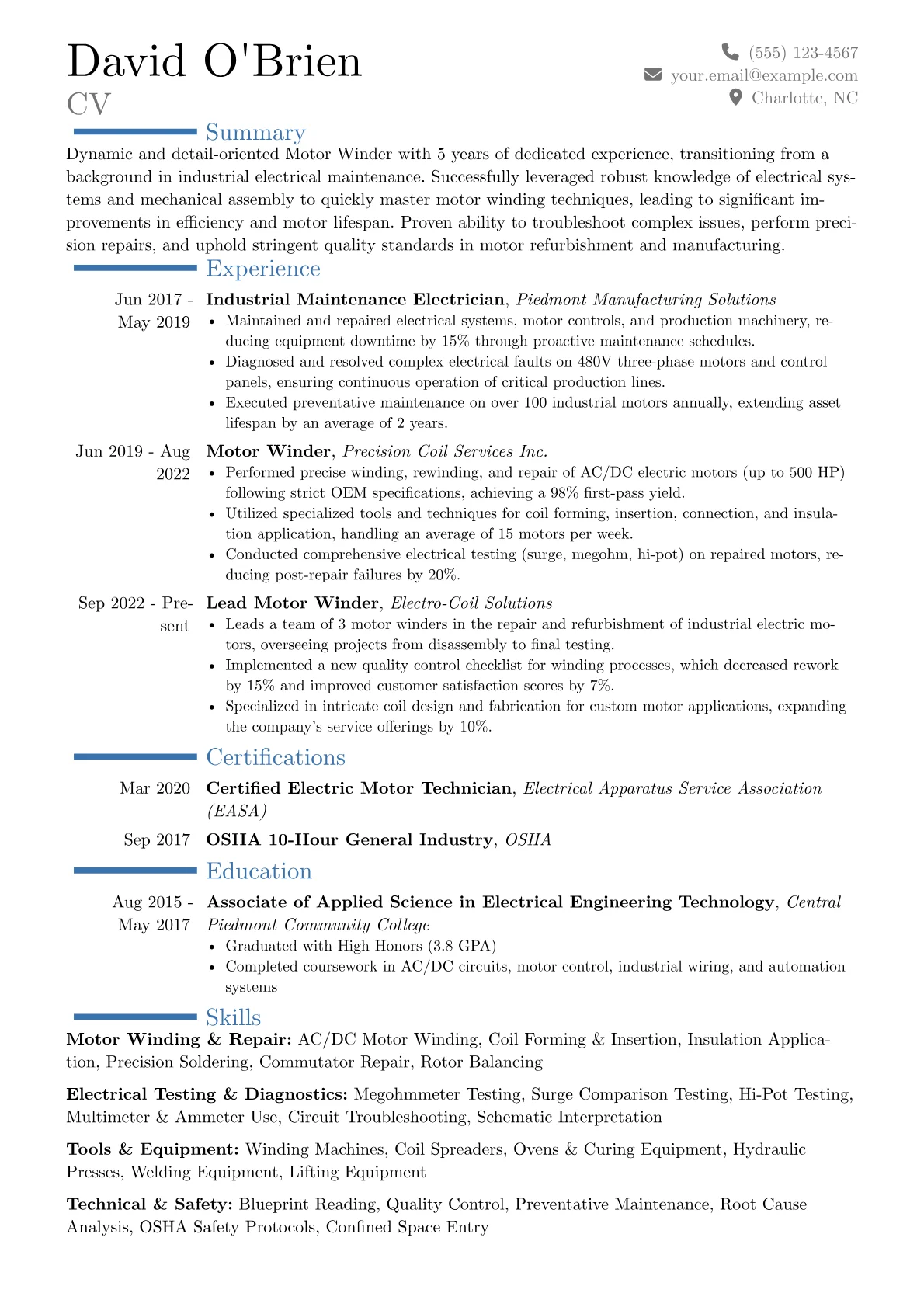 Career changer version - Page 1