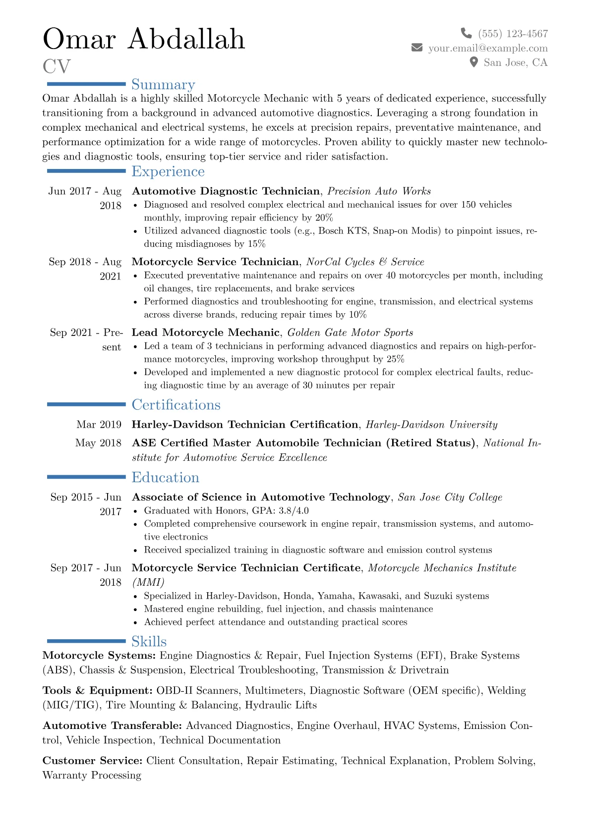 Career changer version - Page 1