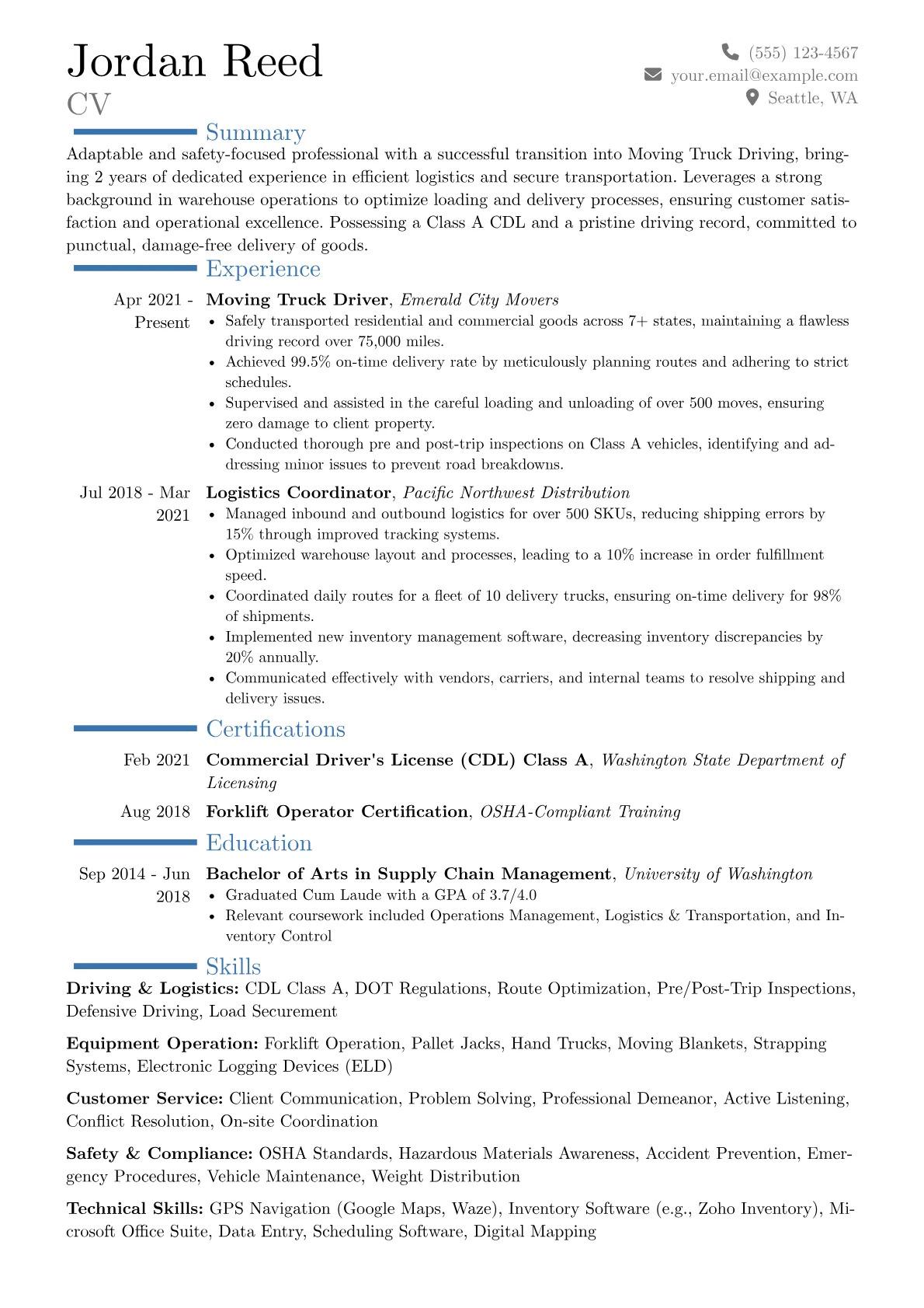 Career changer version - Page 1