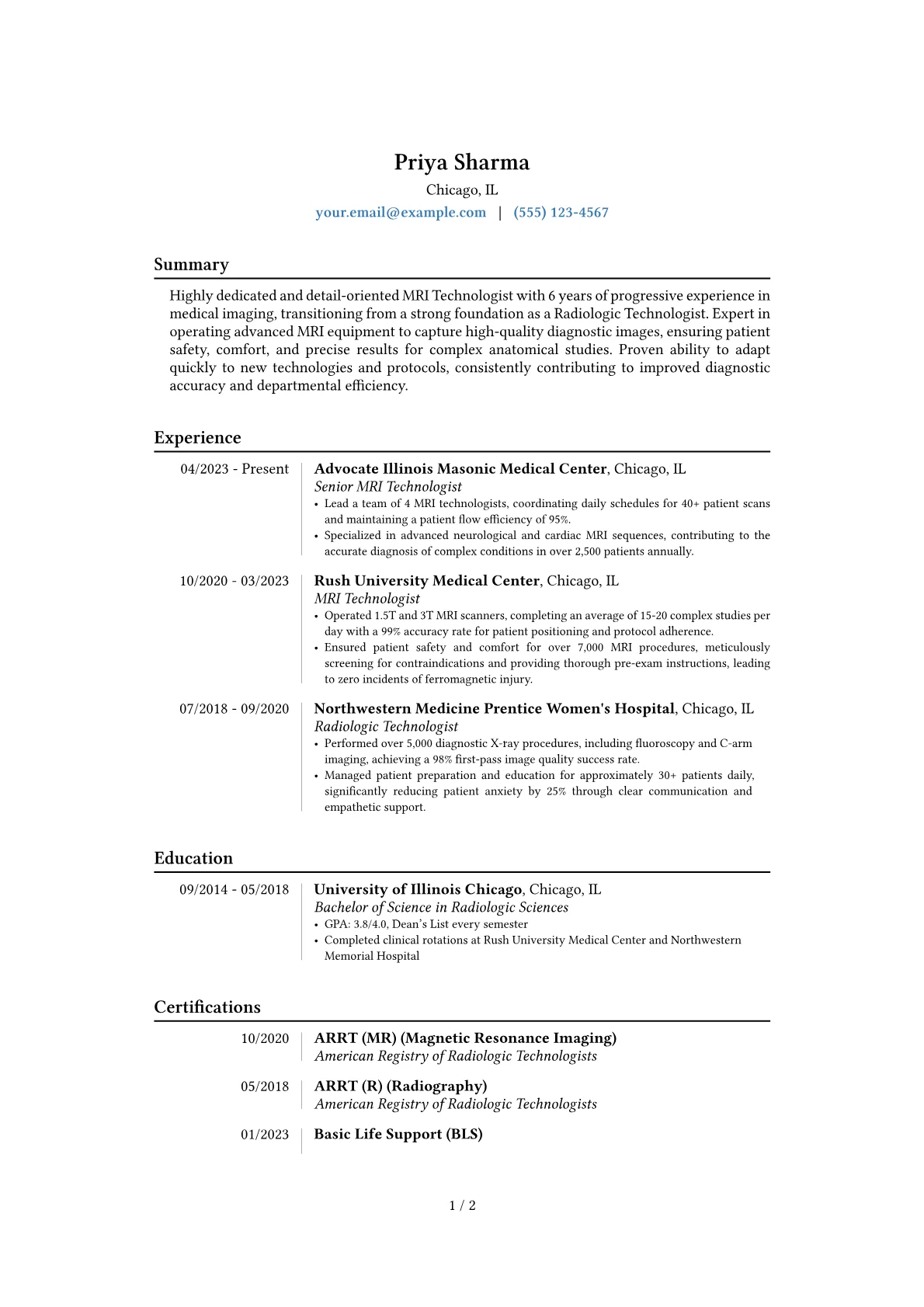 Career changer version - Page 1
