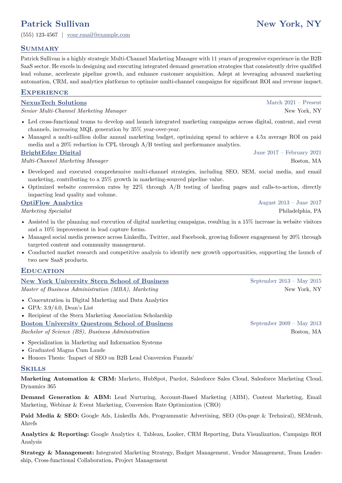 Marketing Automation & CRM version - Page 1