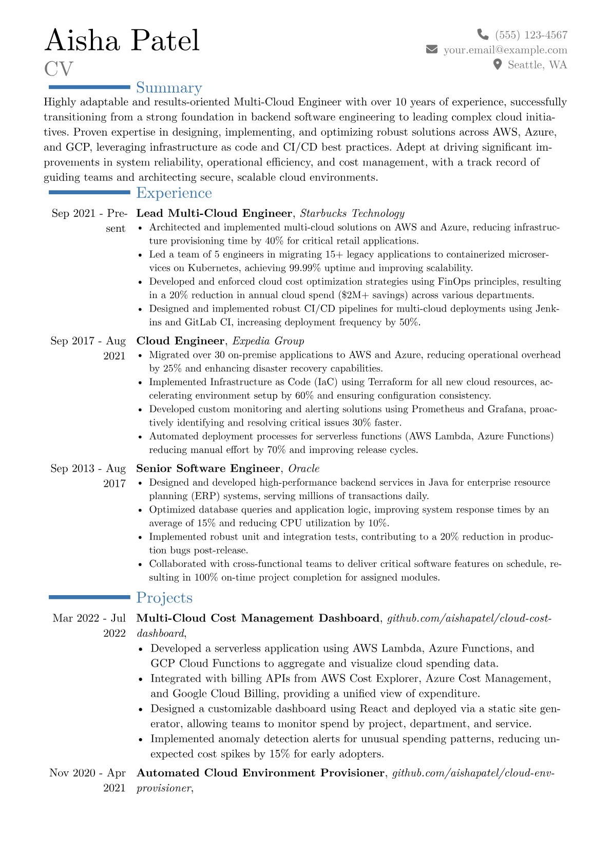 Career changer version - Page 1