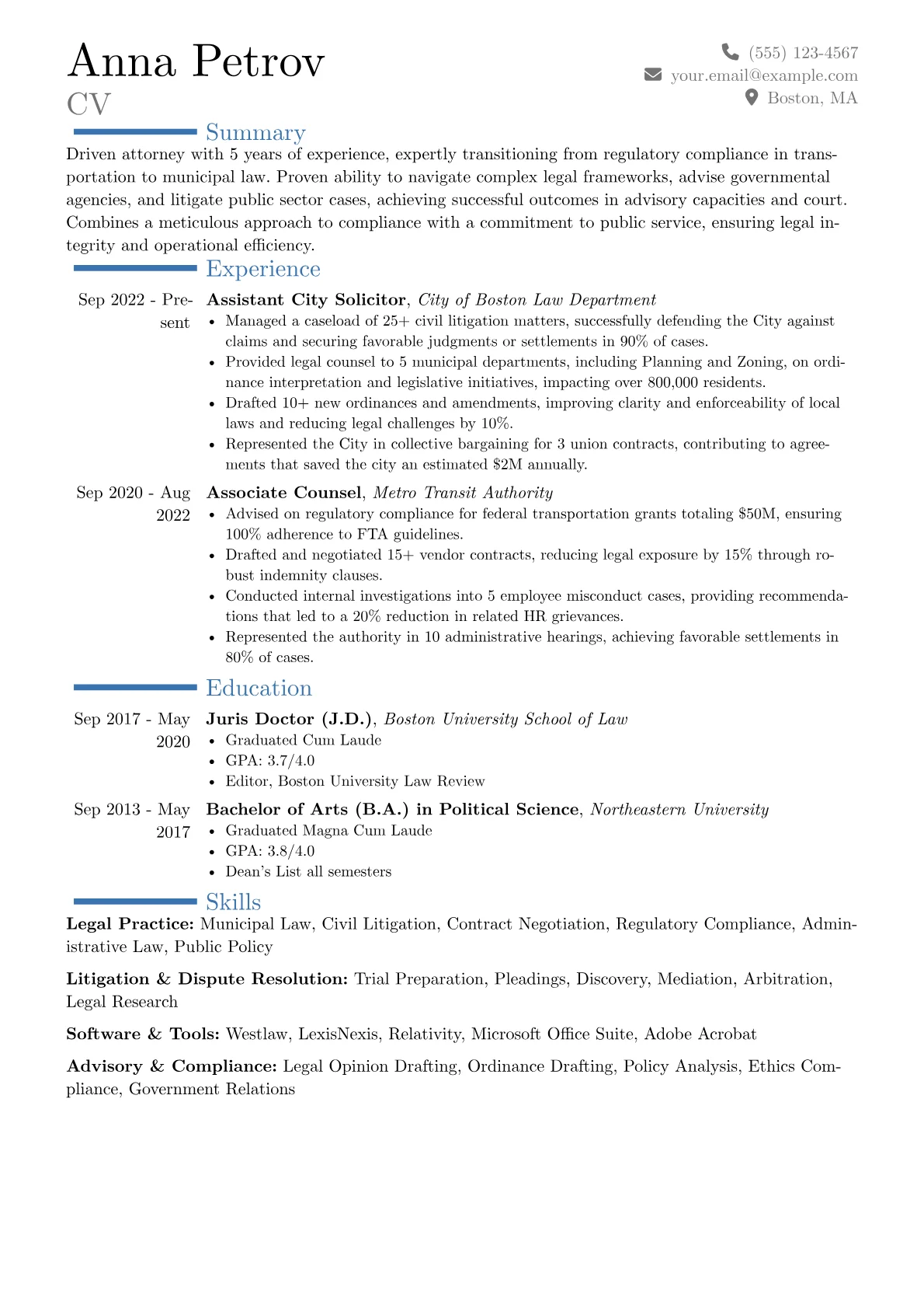 Career changer version - Page 1