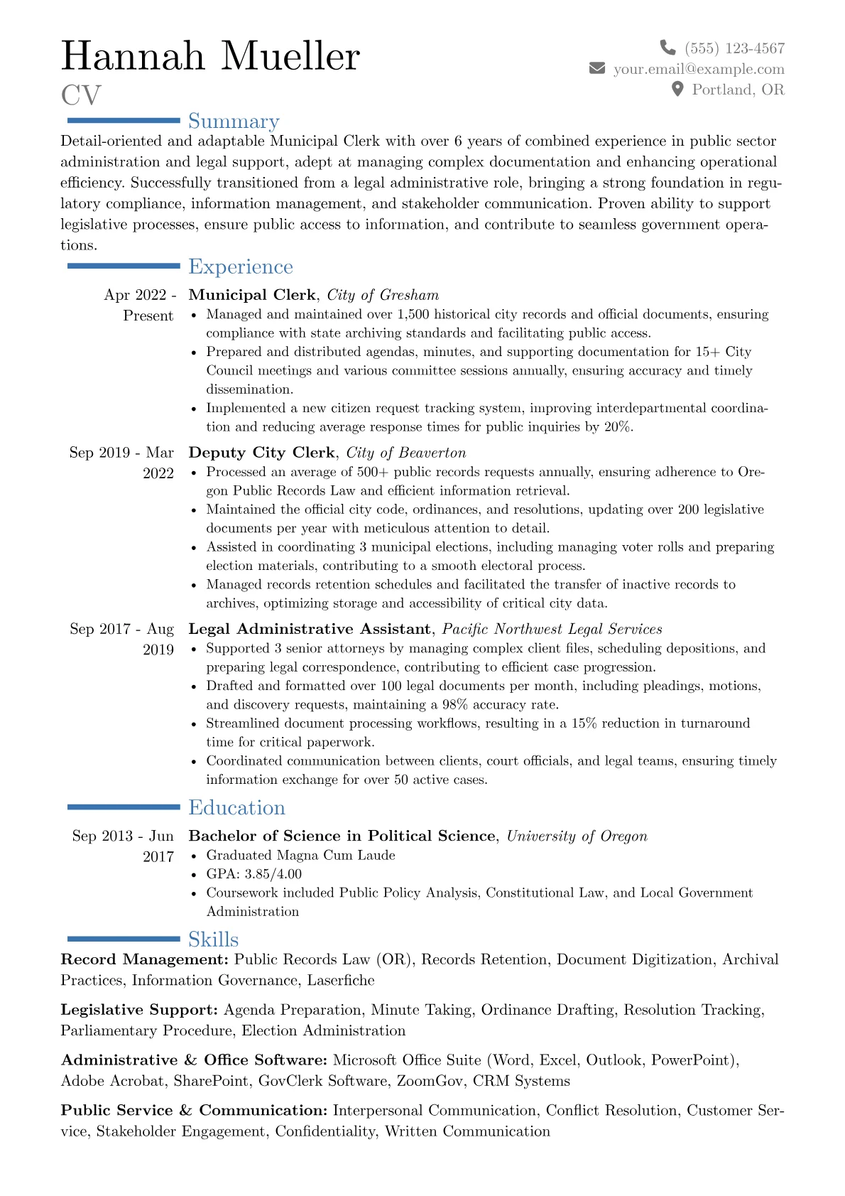 Career changer version - Page 1