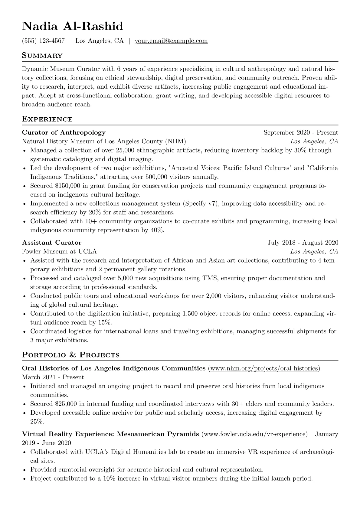 Natural History version - Page 1